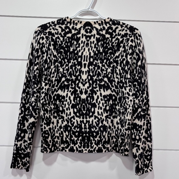 Lord & Taylor Cashmere button up crew neck cardigan size PM (fits smaller) - Picture 2 of 16